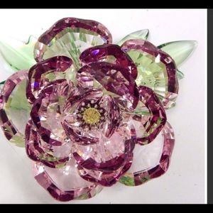 SWAROVSKI CRYSTAL PEONY FLOWER**RARE!